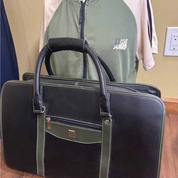 COPY - COPY - Dunhill Stylish Black and Green Men's Bag - Picture 1 of 16